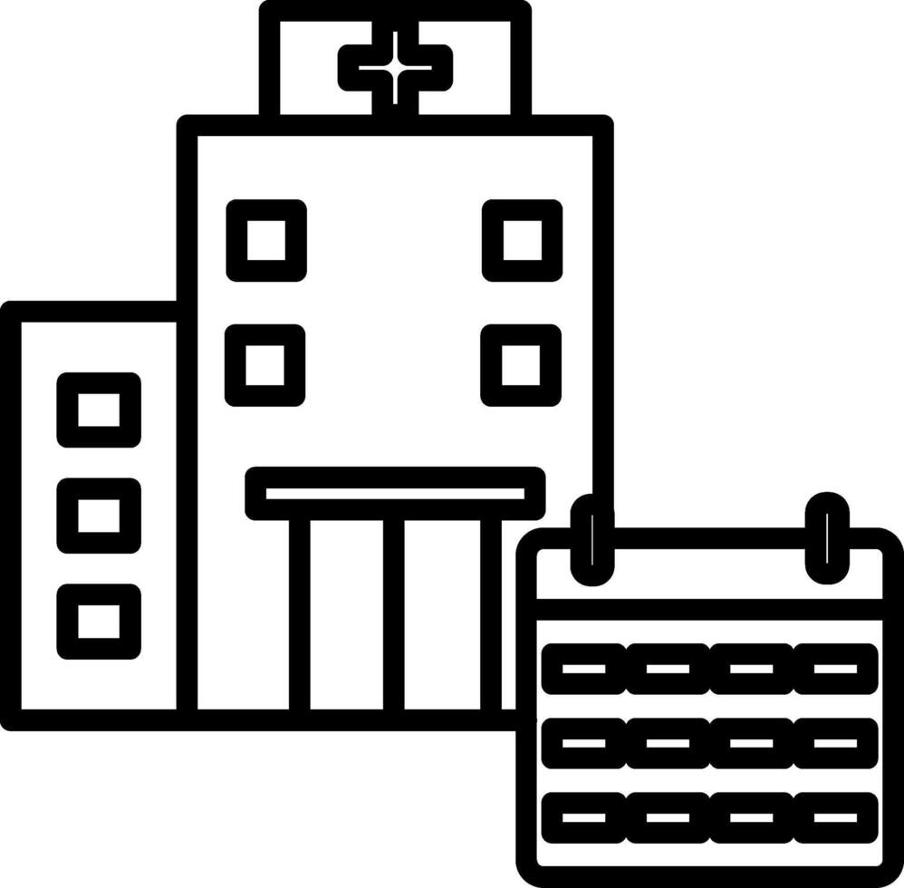 Hospital Icon Design Symbol vector