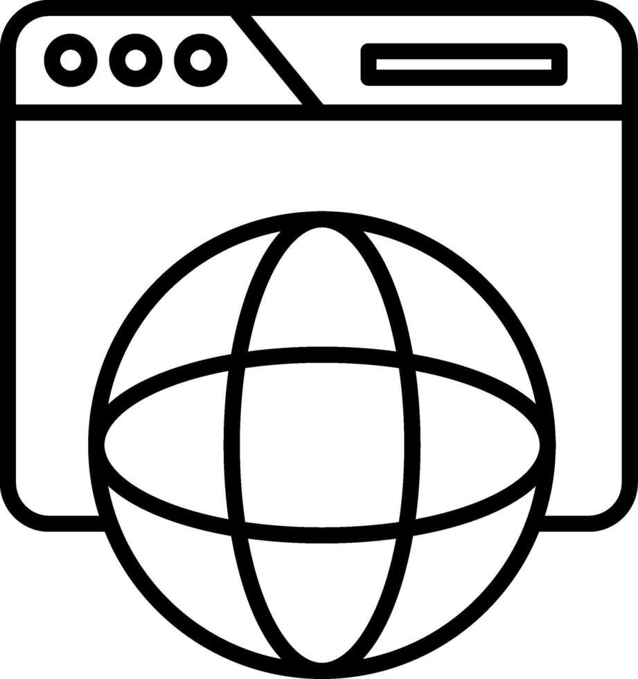 Online Presence Icon Design Symbol vector