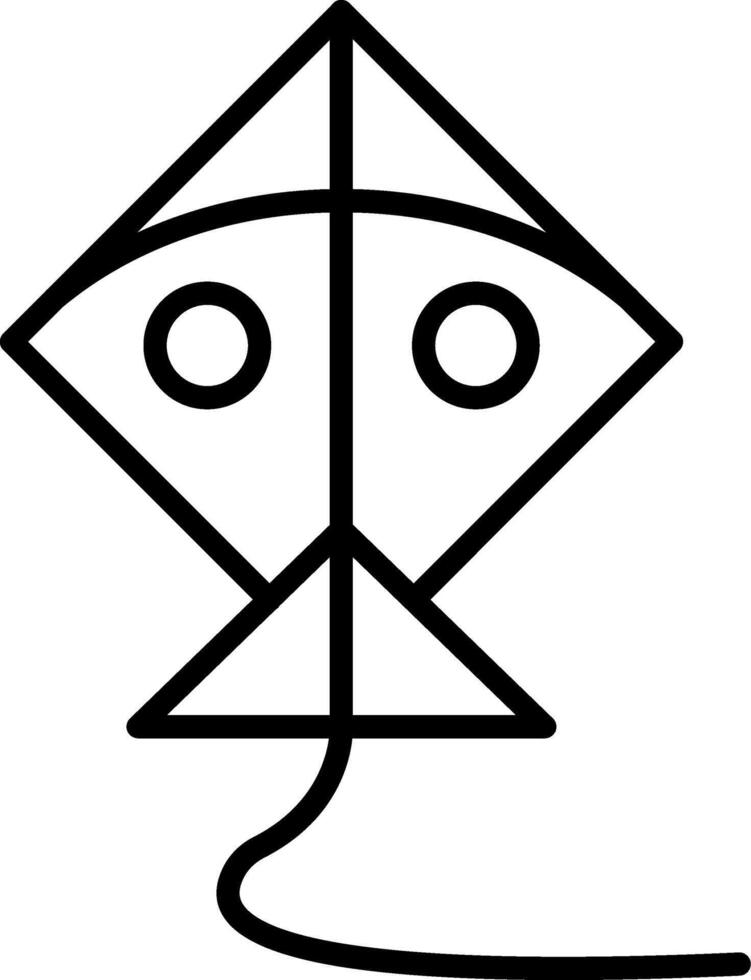 Kite Icon Design Symbol vector