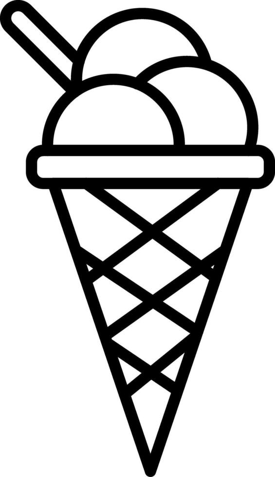 Ice Cream Icon Design Symbol vector