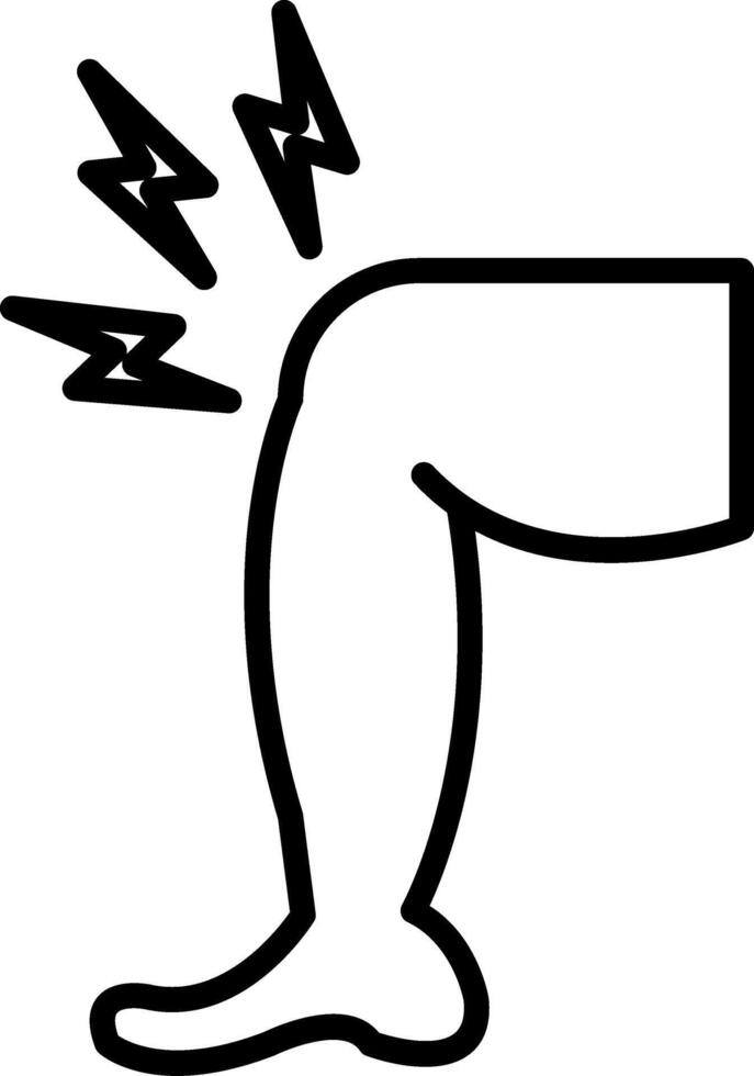 Pain Icon Design Symbol vector