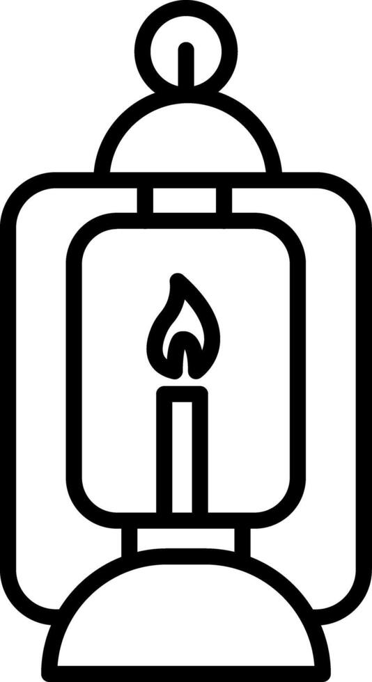 Oil Lamp Icon Design Symbol vector