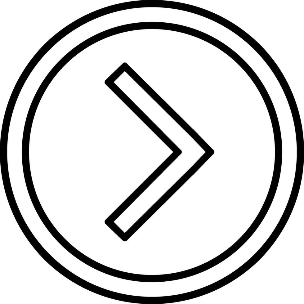 Next Icon Design Symbol vector