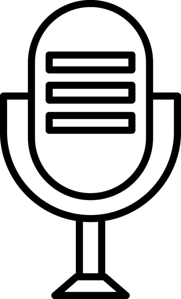 Microphone Icon Design Symbol vector