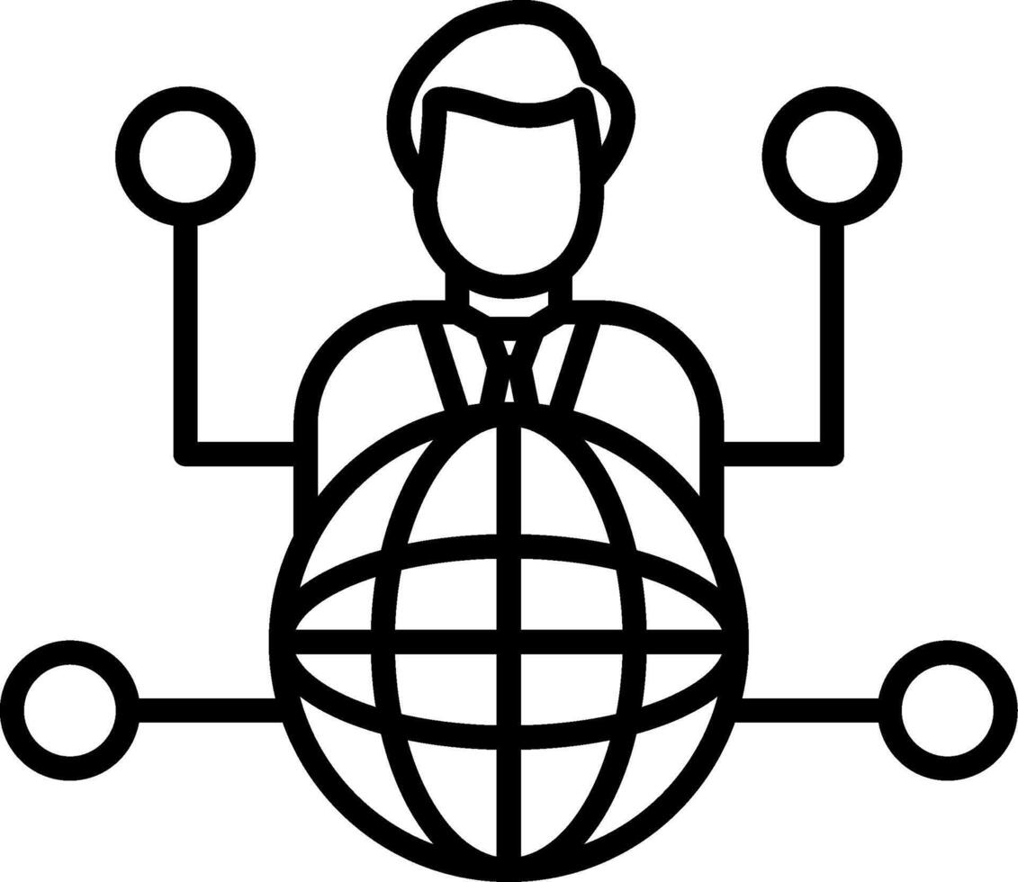 Outsource Icon Design Symbol vector