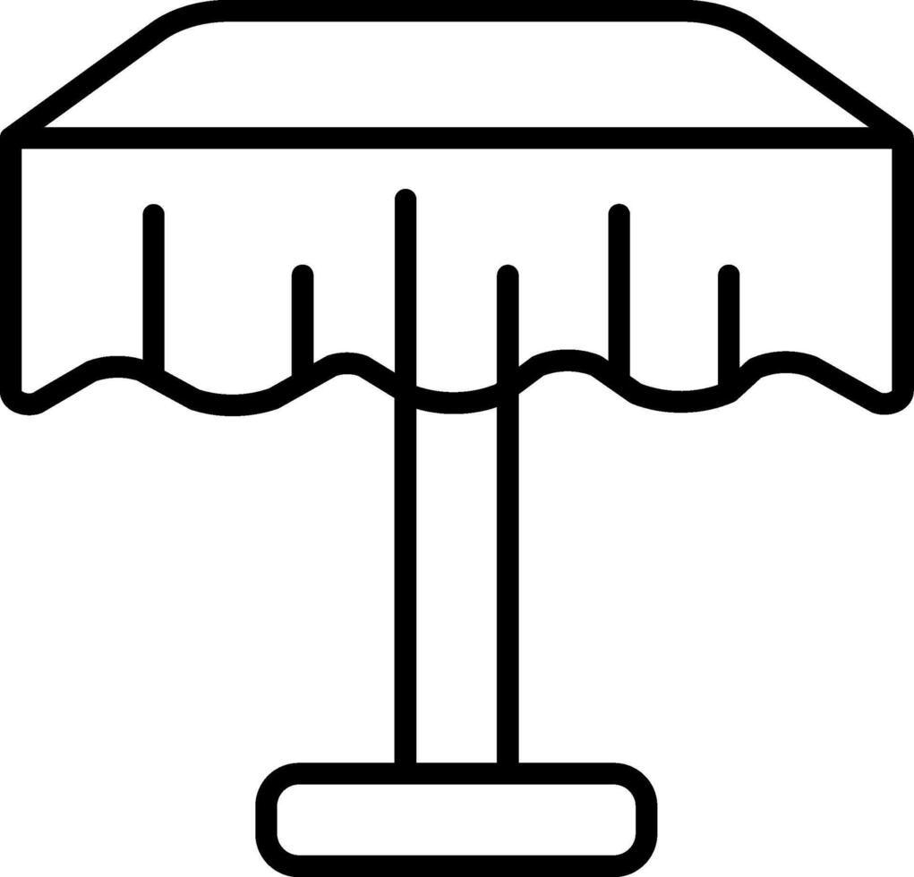 Table Cloth Icon Design Symbol vector