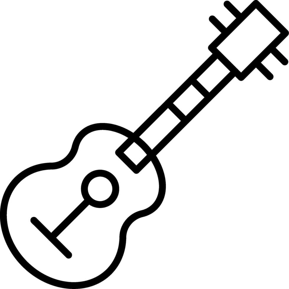 Guitar Icon Design Symbol vector