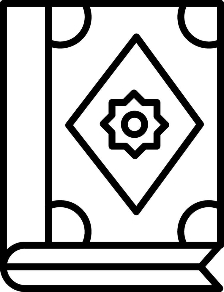 Quran Icon Design Symbol vector