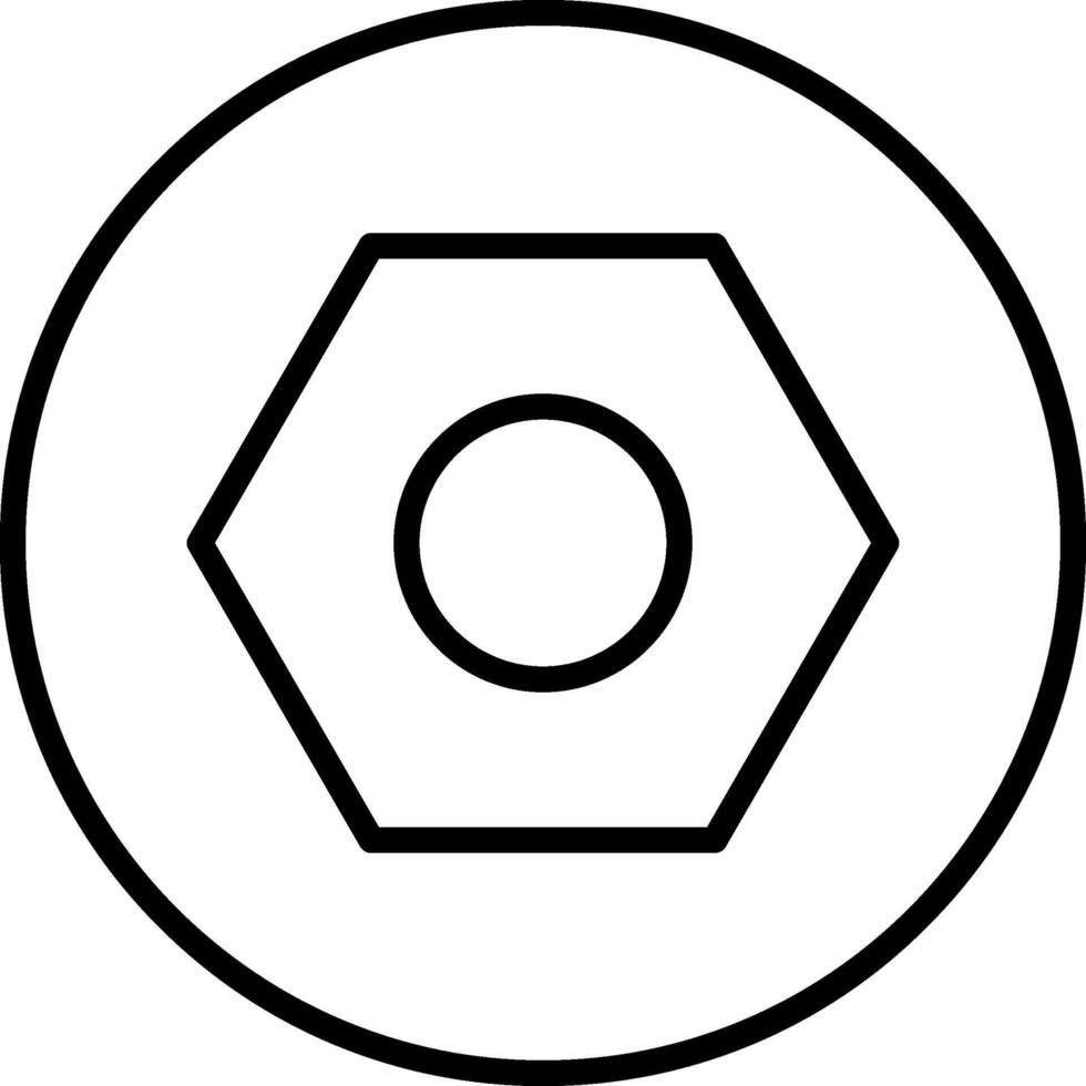 Nut Icon Design Symbol vector