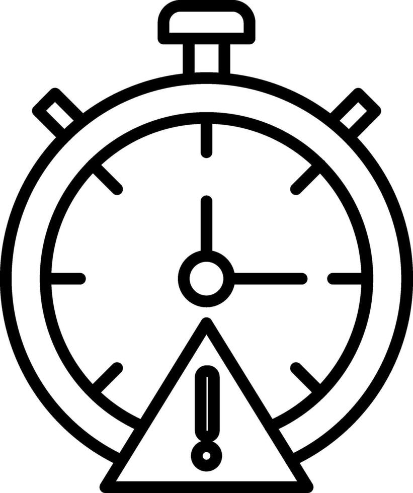 Overdue Icon Design Symbol vector