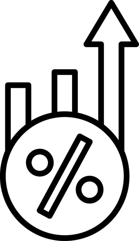 Increase Icon Design Symbol vector