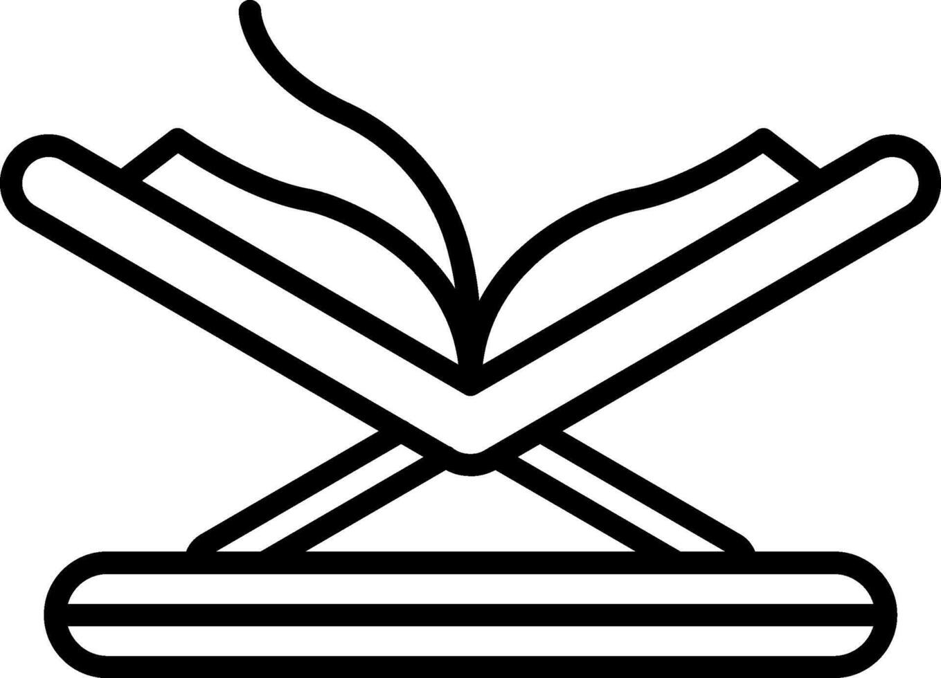 Quran Icon Design Symbol vector