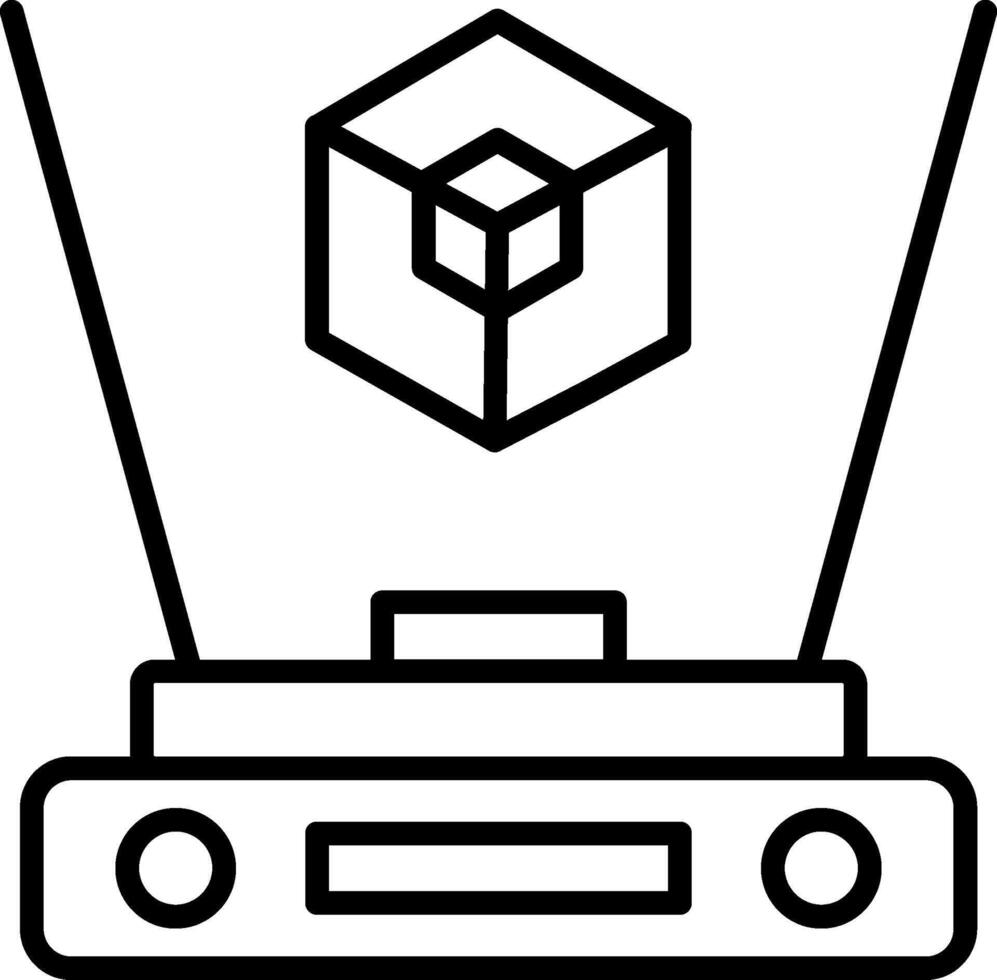 Hologram Icon Design Symbol vector