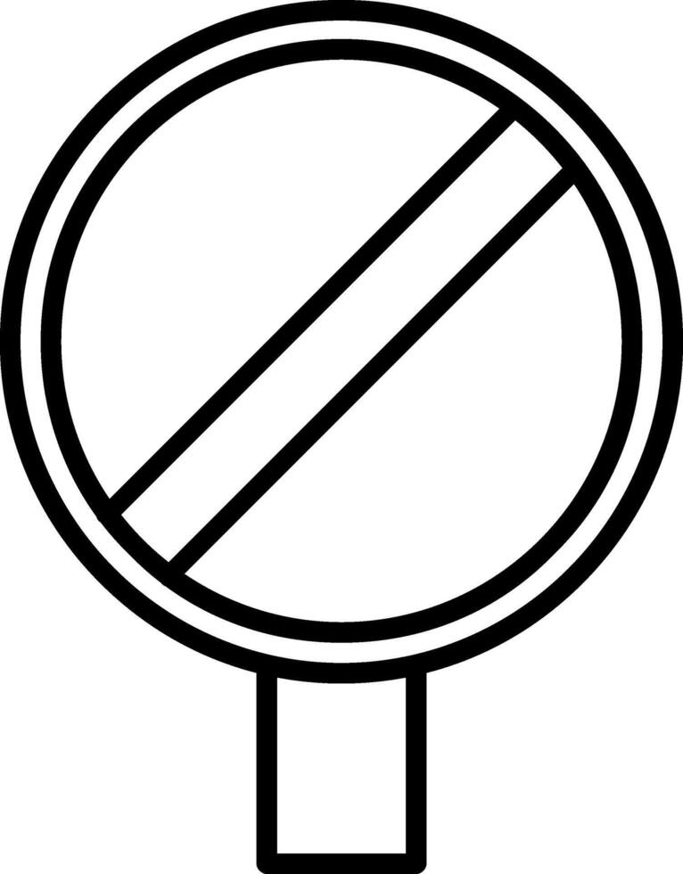 No Waiting Icon Design Symbol vector