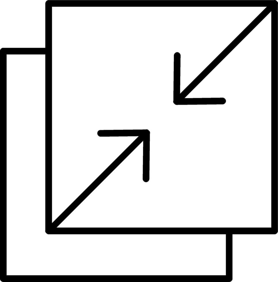 Minimize Icon Design Symbol vector