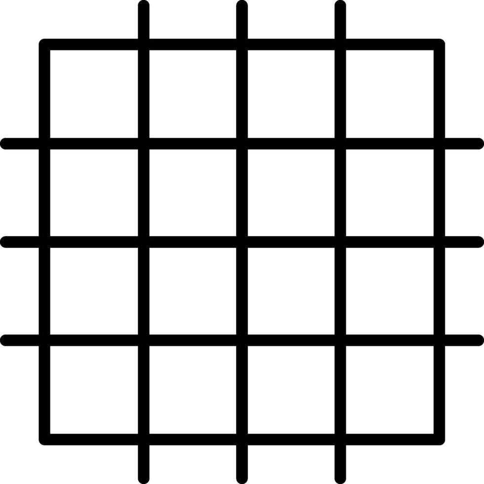 Grid Icon Design Symbol vector