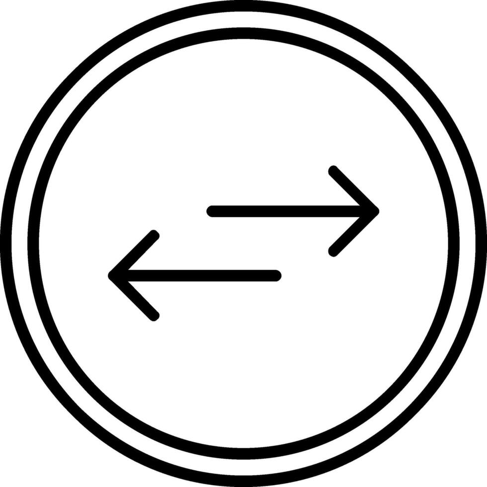 Opposite Icon Design Symbol vector