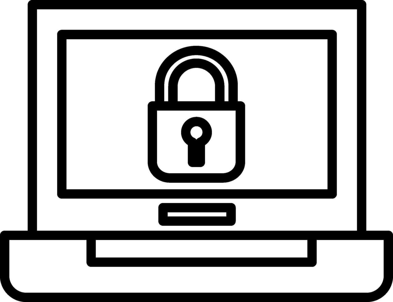 Laptop Icon Design Symbol vector