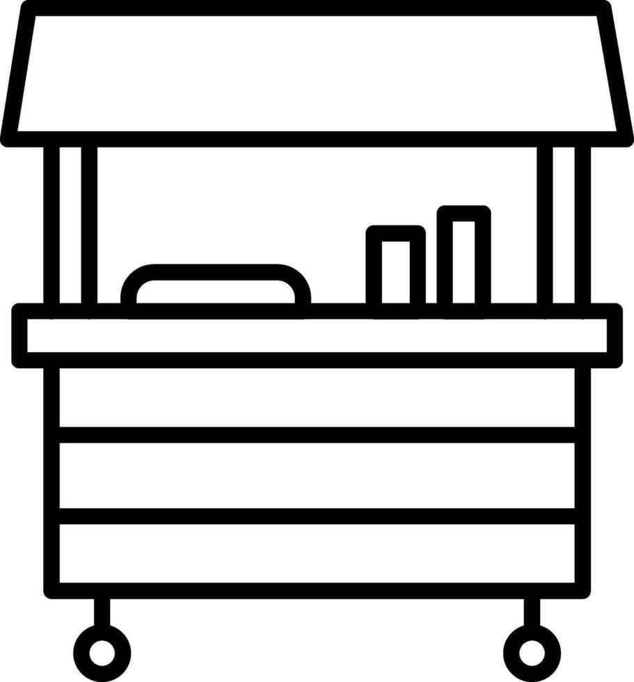 Food Stand Icon Design Symbol vector