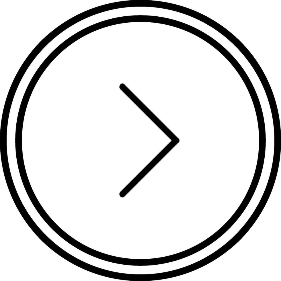 Next Icon Design Symbol vector