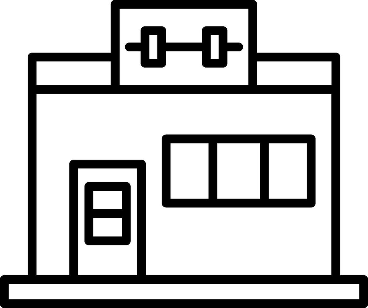 Gym Icon Design Symbol vector