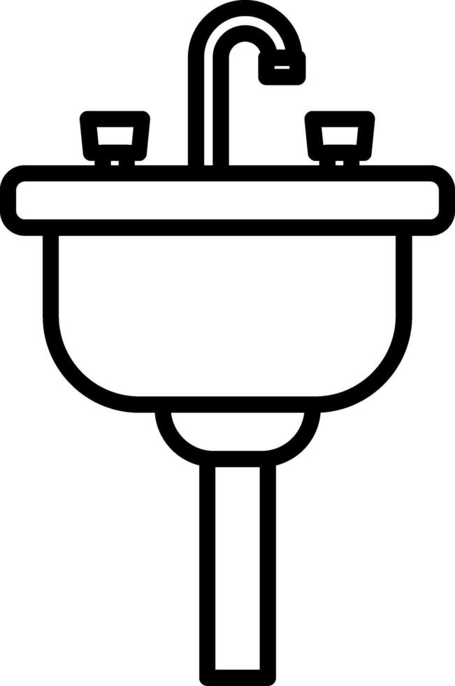 Sink Icon Design Symbol vector