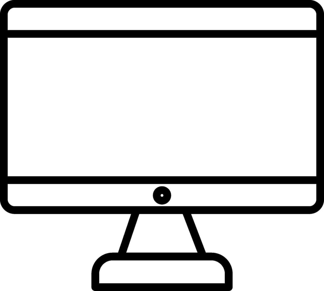 Monitor Screen Icon Design Symbol vector