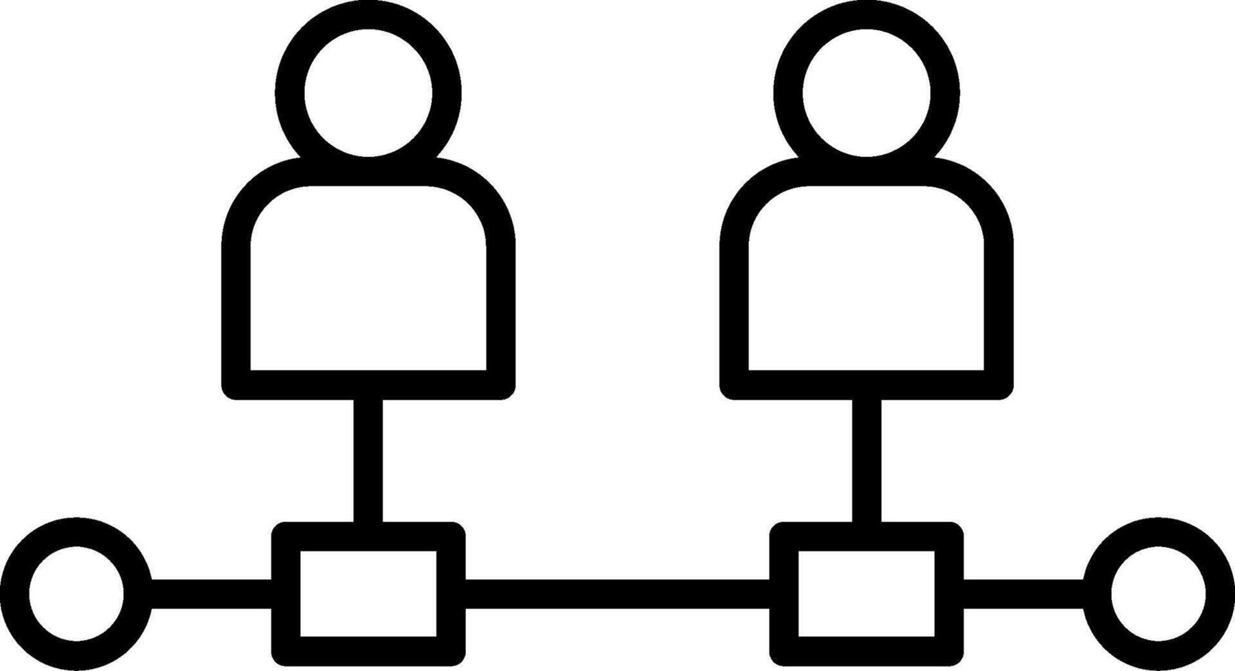 Network Connection Icon Design Symbol vector