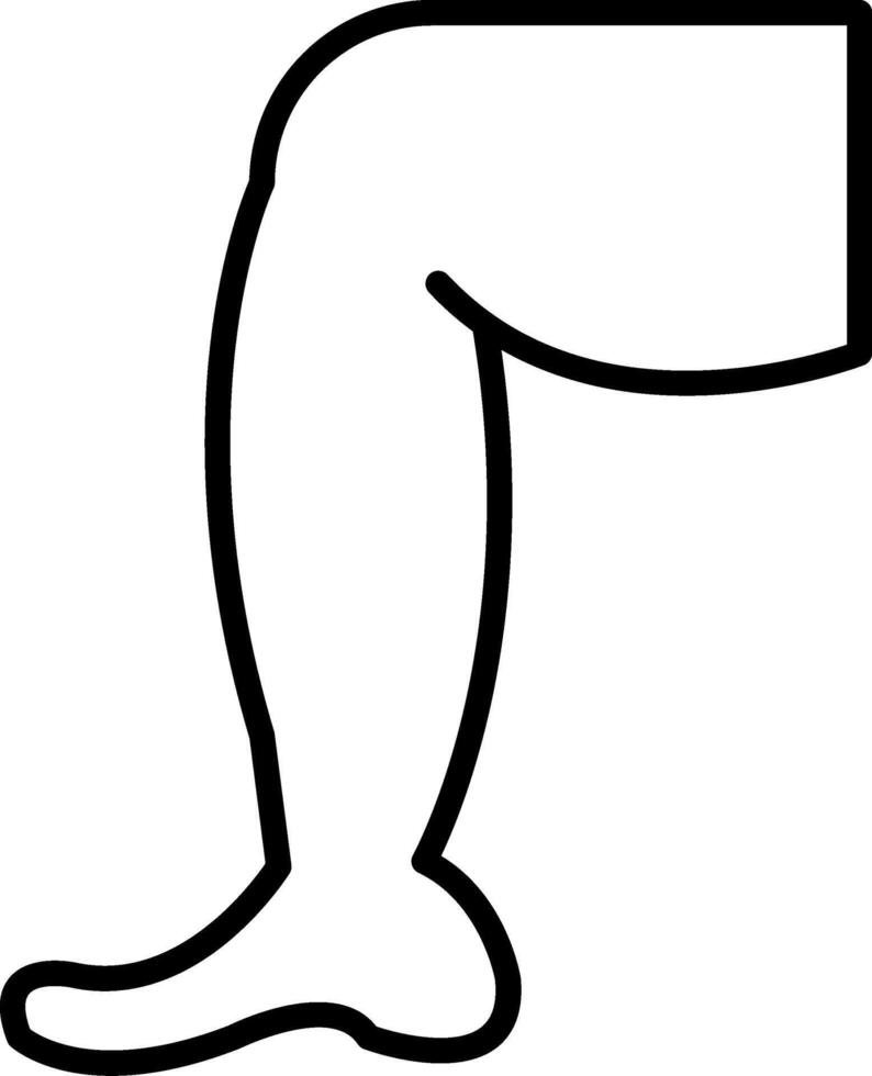Leg Icon Design Symbol vector