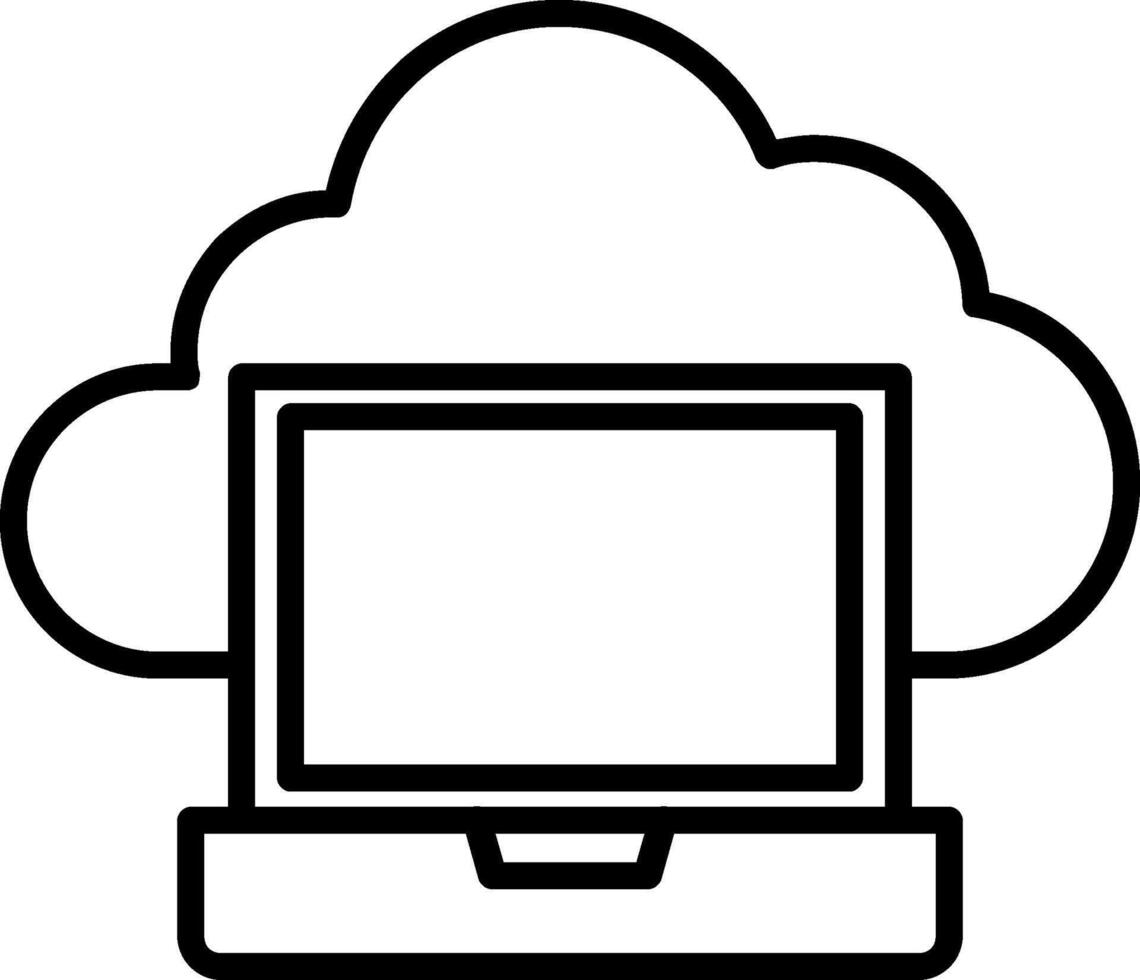 Laptop Icon Design Symbol vector