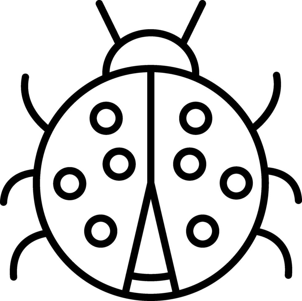 Ladybug Icon Design Symbol vector