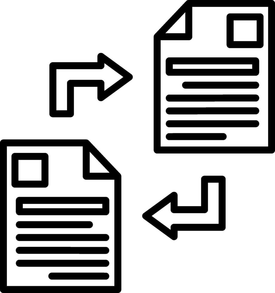 Data Transfer Icon Design Symbol vector