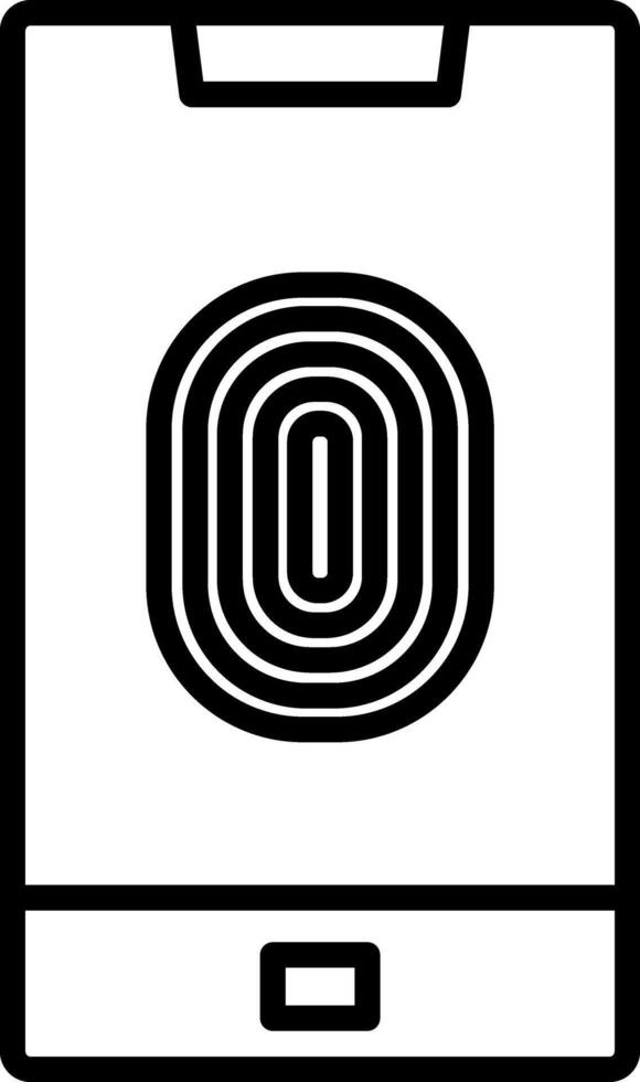 Fingerprint Icon Design Symbol vector