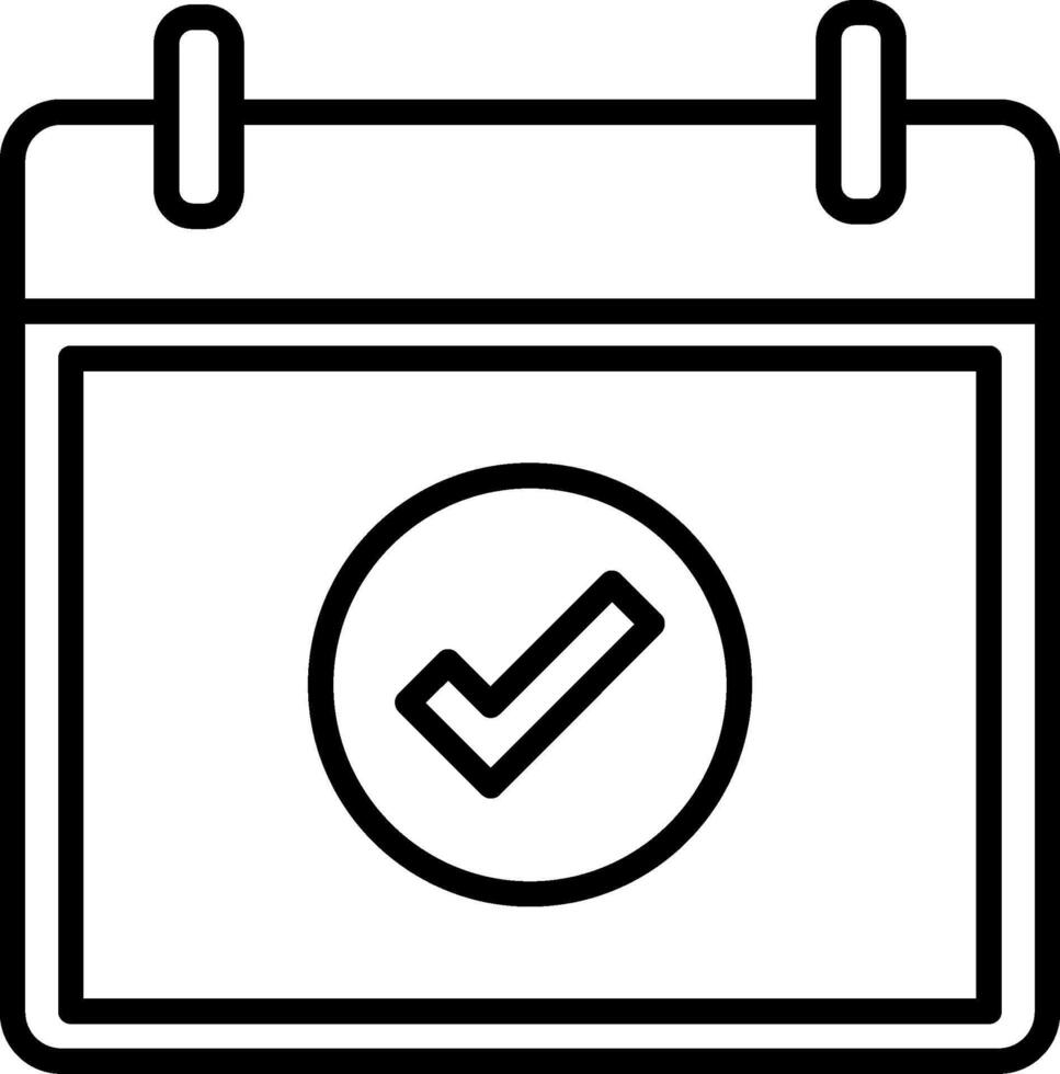 Correct Icon Design Symbol vector