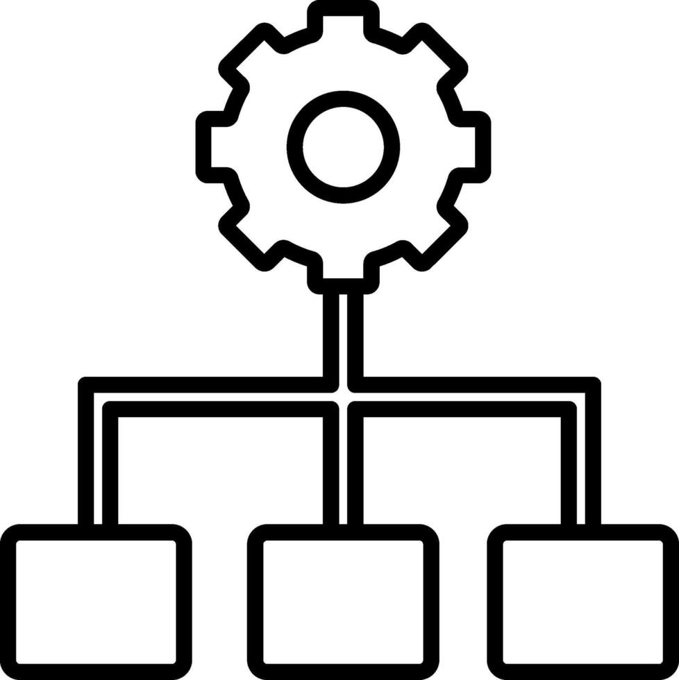 Hierarchy Icon Design Symbol vector