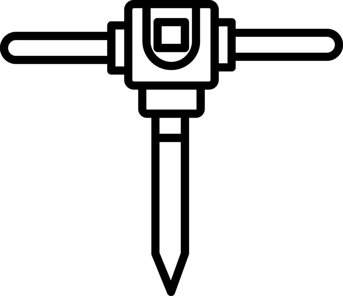 Jackhammer Icon Design Symbol vector