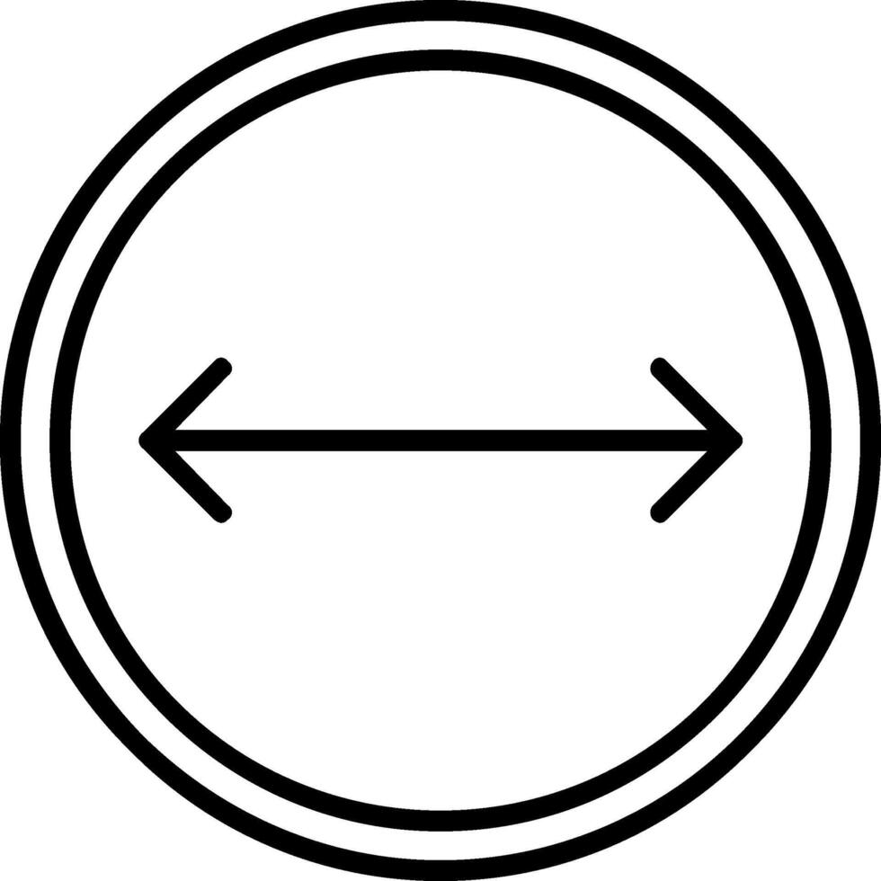 Left And Right Arrows Icon Design Symbol vector