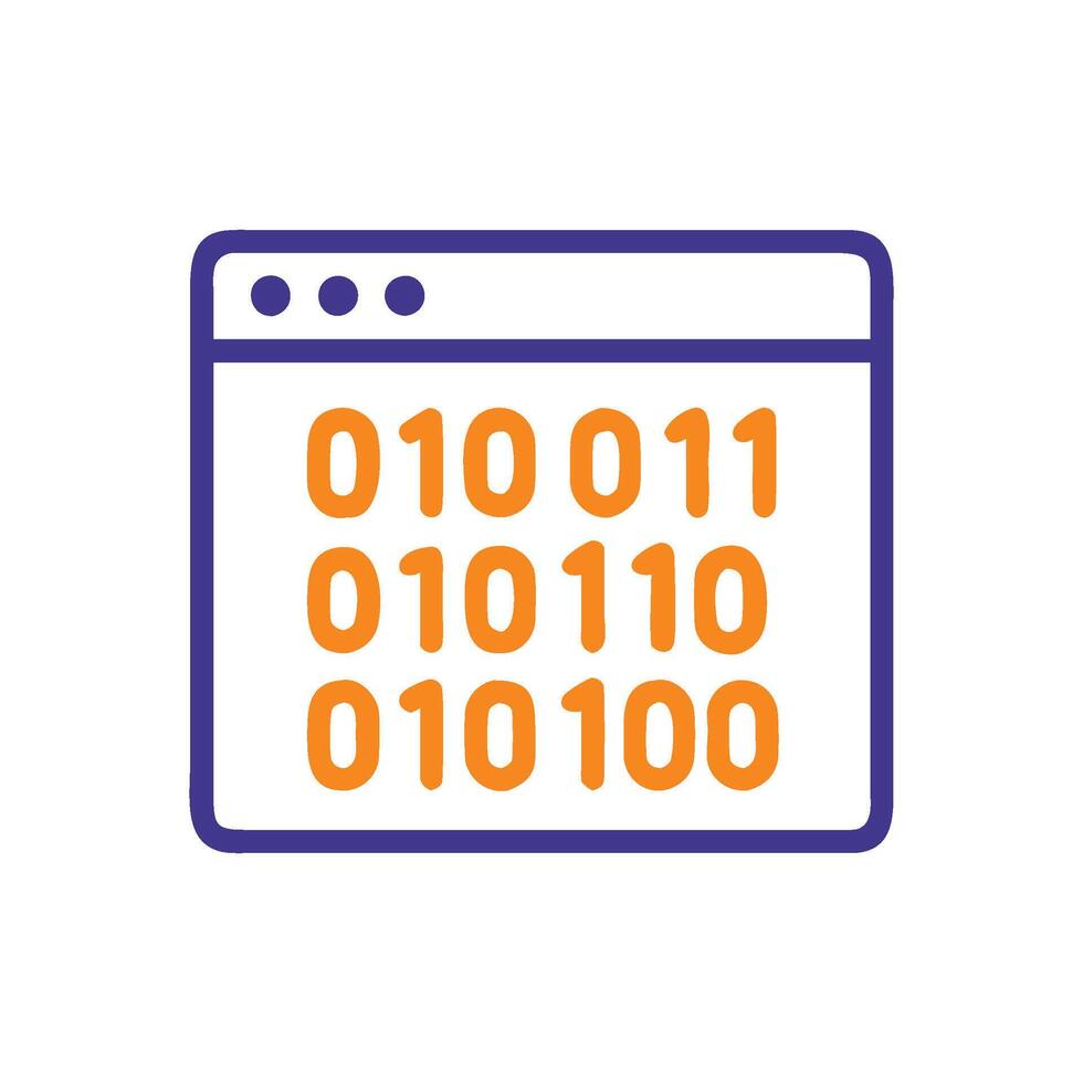 Binary Code Symbol Graphic 55730617 Vector Art at Vecteezy