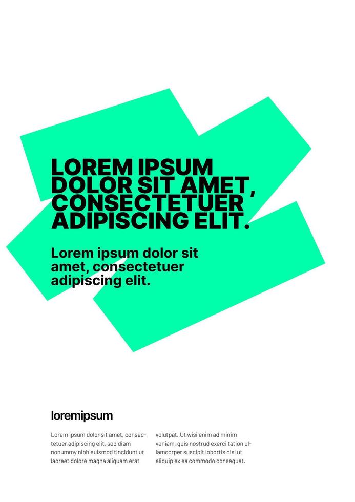 Simple corporate layout template for events, companies or any business related. Template with highlighter for flyer, poster, cover, brochure, banner or background. vector