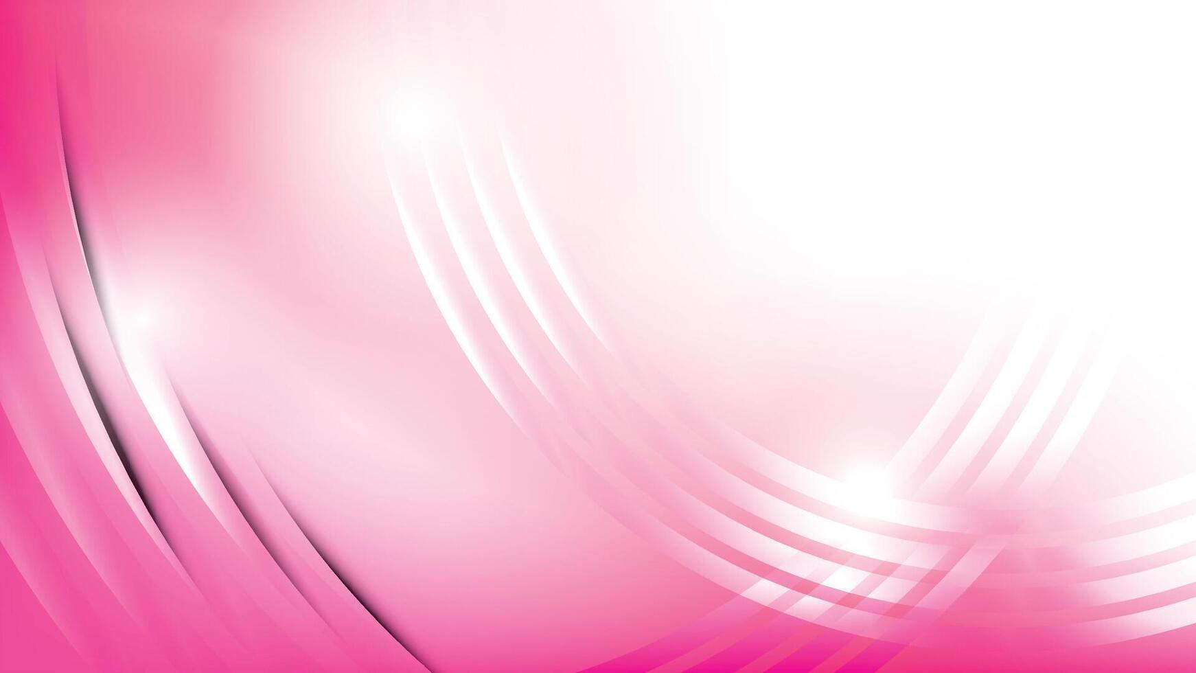 Abstract white and pink color, modern design stripes background with round shape. vector