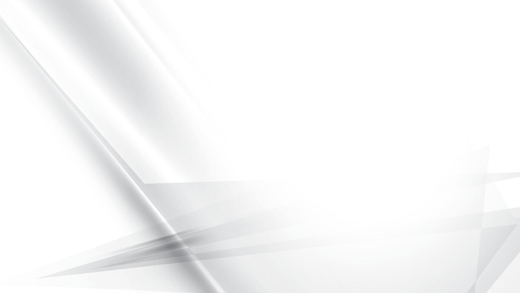 Abstract white and gray color, modern design stripes background with geometric shape. vector