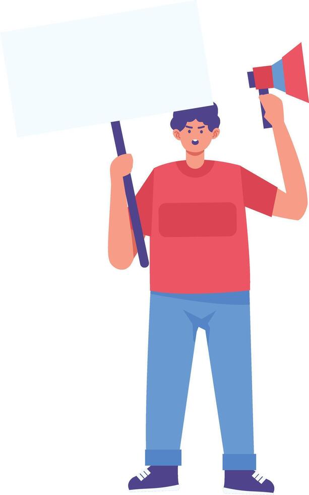 People Hold Banner Design vector