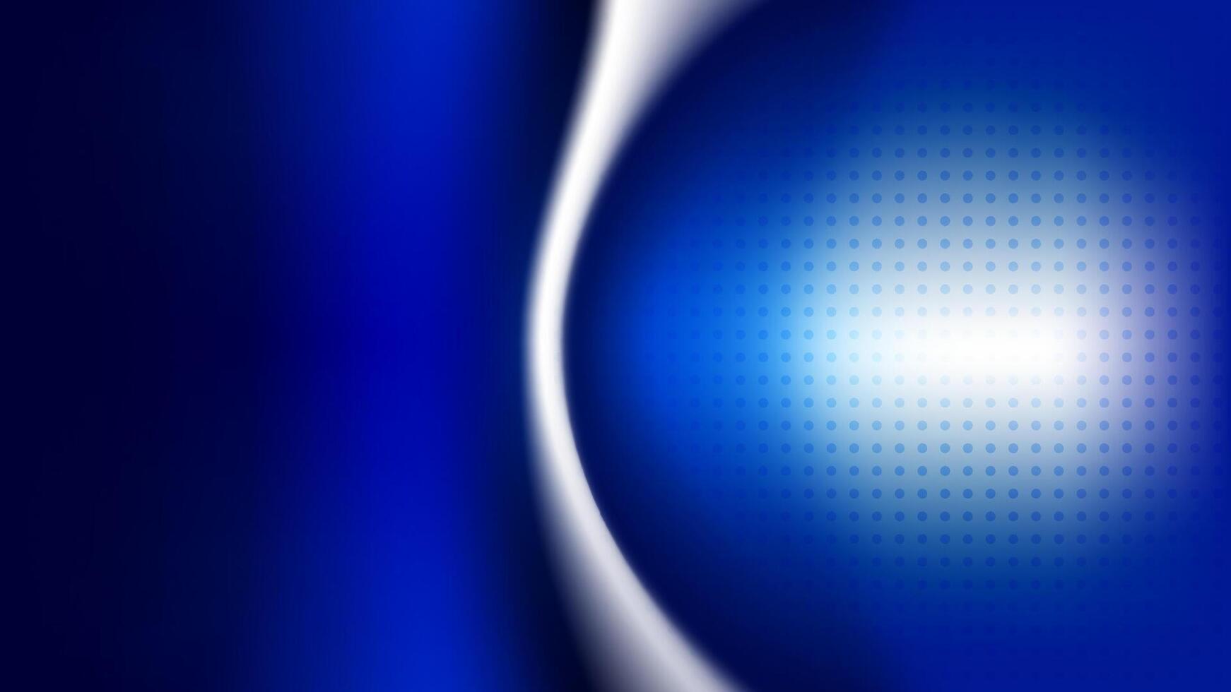 Abstract white and blue color background with glowing light, spotlight pattern. vector