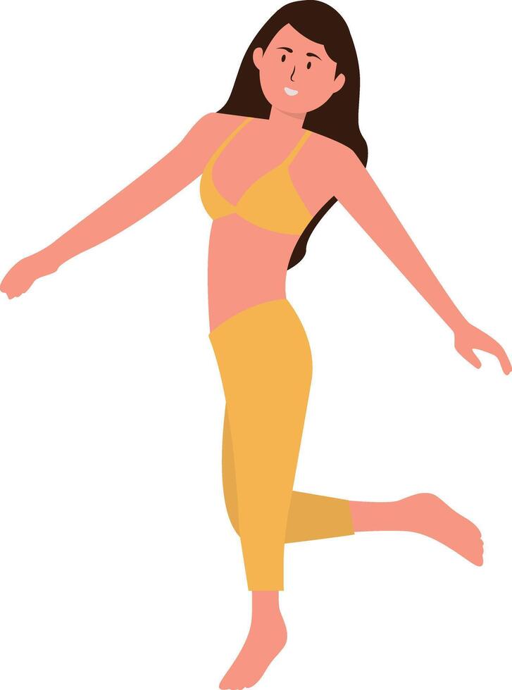 People on Summer Beach vector