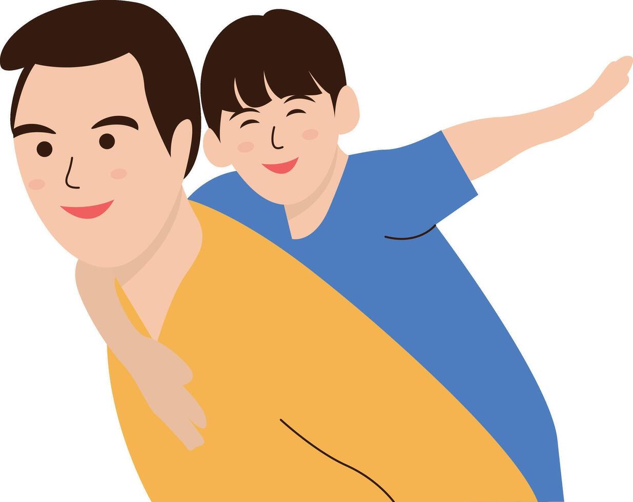 Happy Father Day Character vector