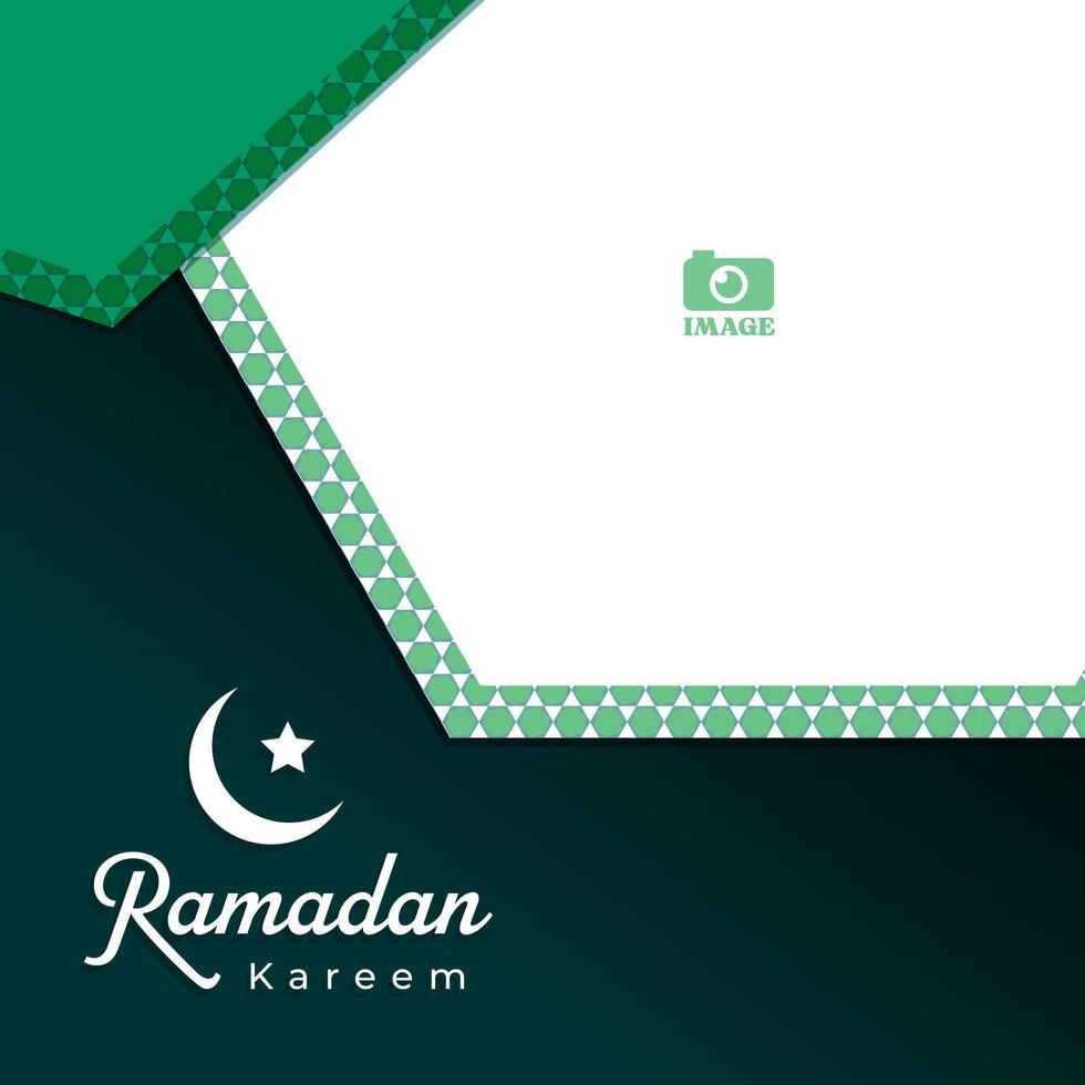 Ramadan Kareem design social media. Template for sales promotions at Muslim event celebrations, pattern vector