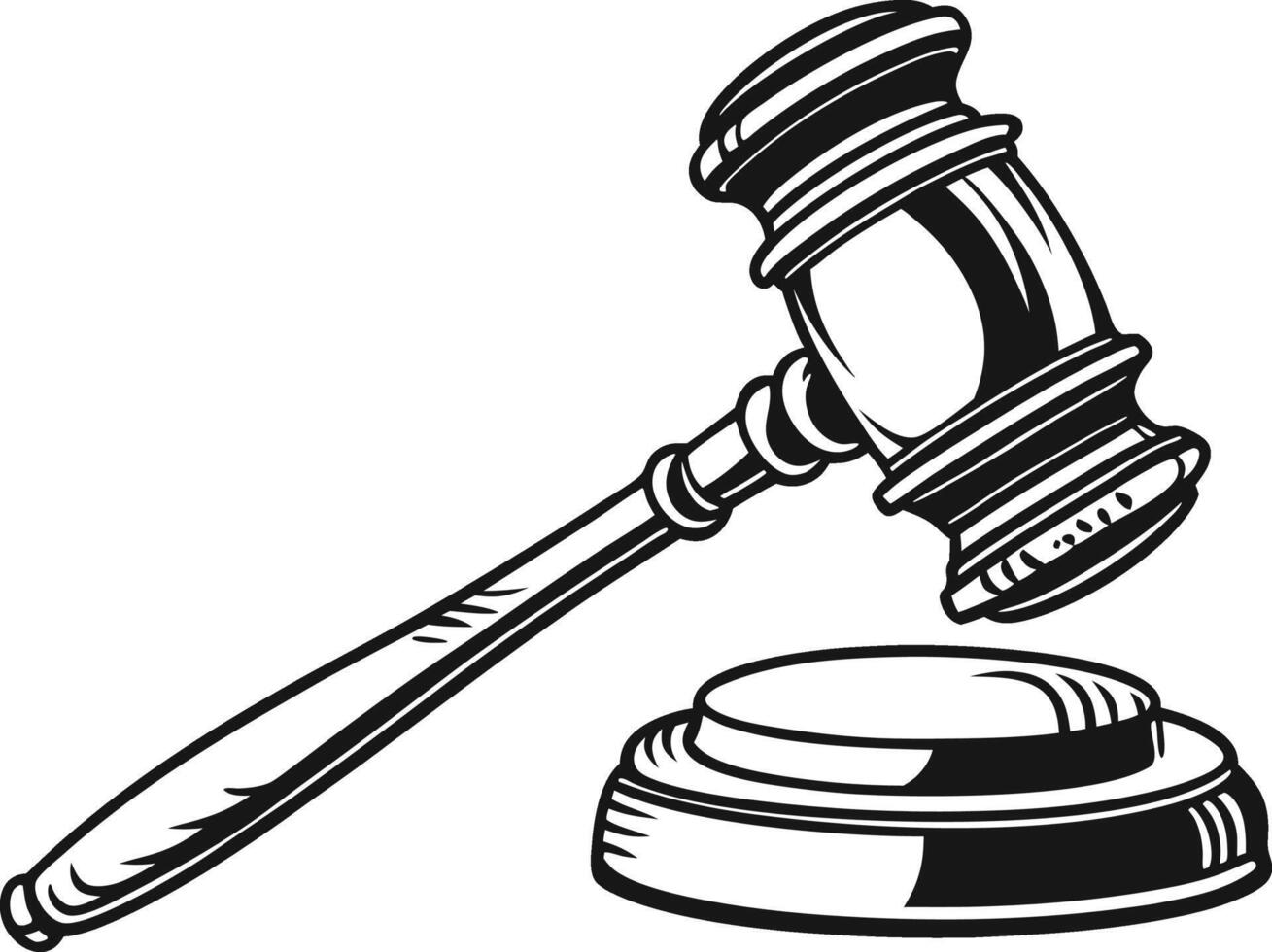 Gavel of Justice vector