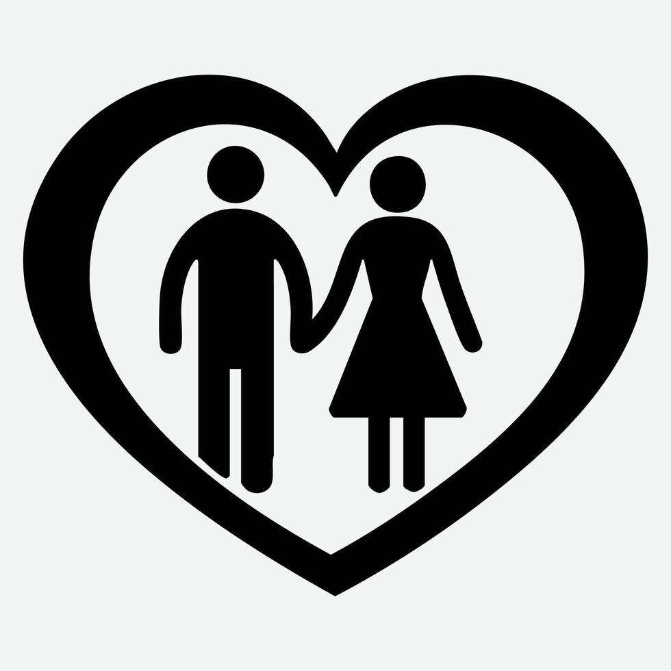 Happy Valentines day icon illustration vector