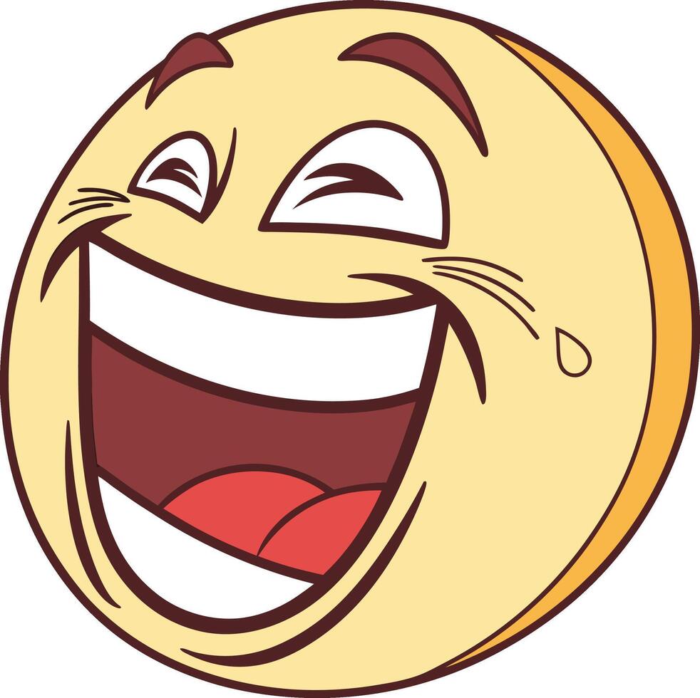 Contagious Laughter emoji vector