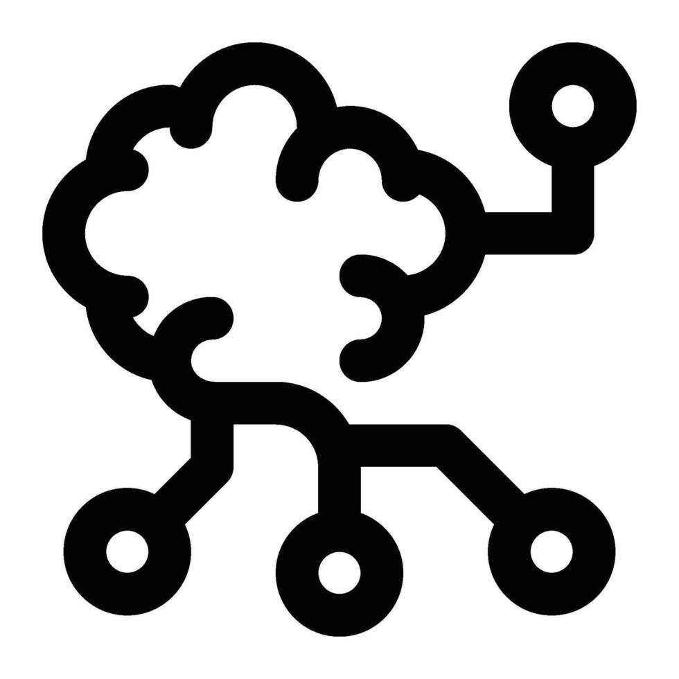 Neuroscience Outline Icon vector